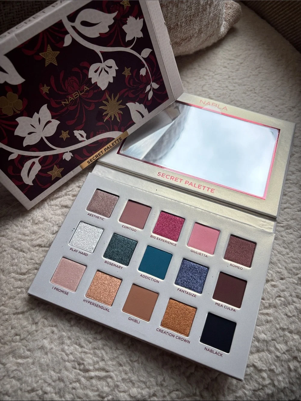 Nabla, Secret Palette Eyeshadow, NWT